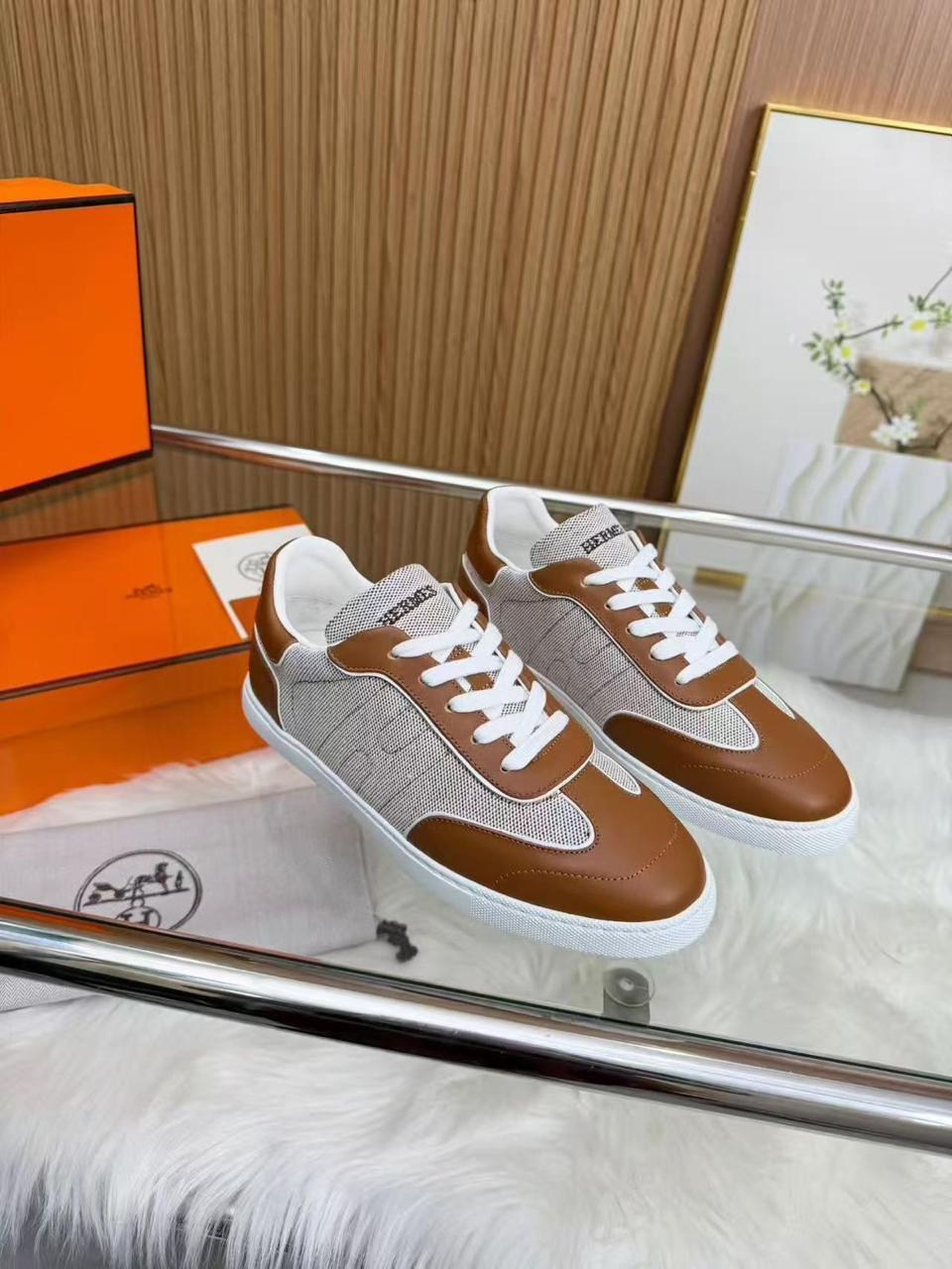 кроссовки hermes,,кроссовки мужские hermes,кожаные кроссовки,летние кроссовки натуральная кожа
