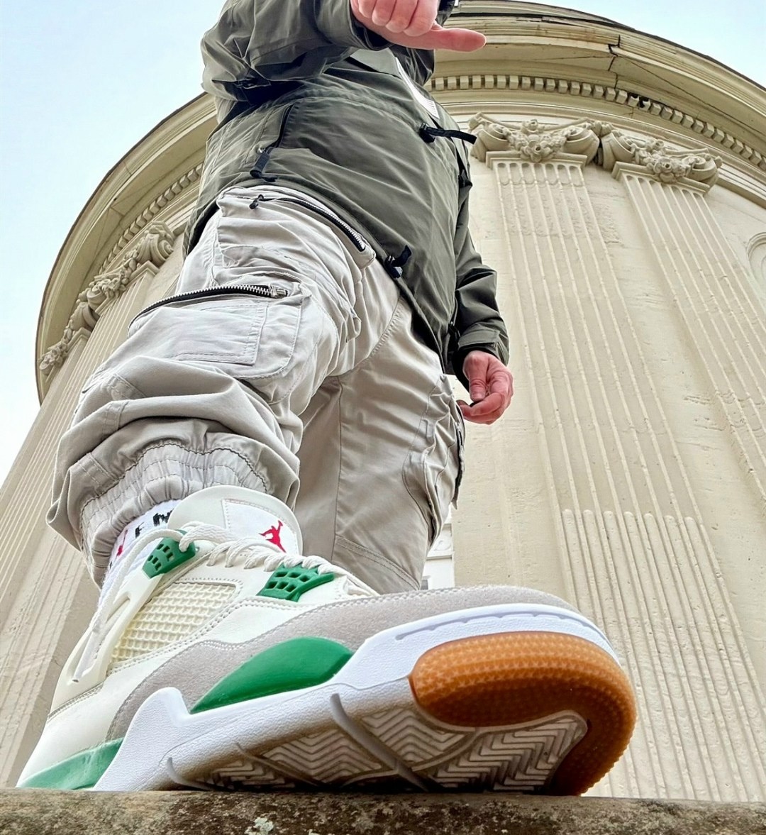nike sb x air jordan 4 pine green,air jordan 4 retro sb pine green,кроссовки кожа,мужская ,кроссовки