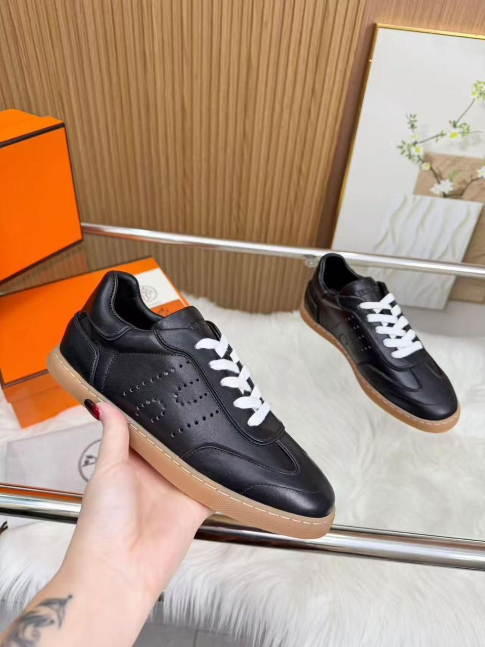 кроссовки hermes,,кроссовки мужские hermes,кожаные кроссовки,летние кроссовки натуральная кожа
