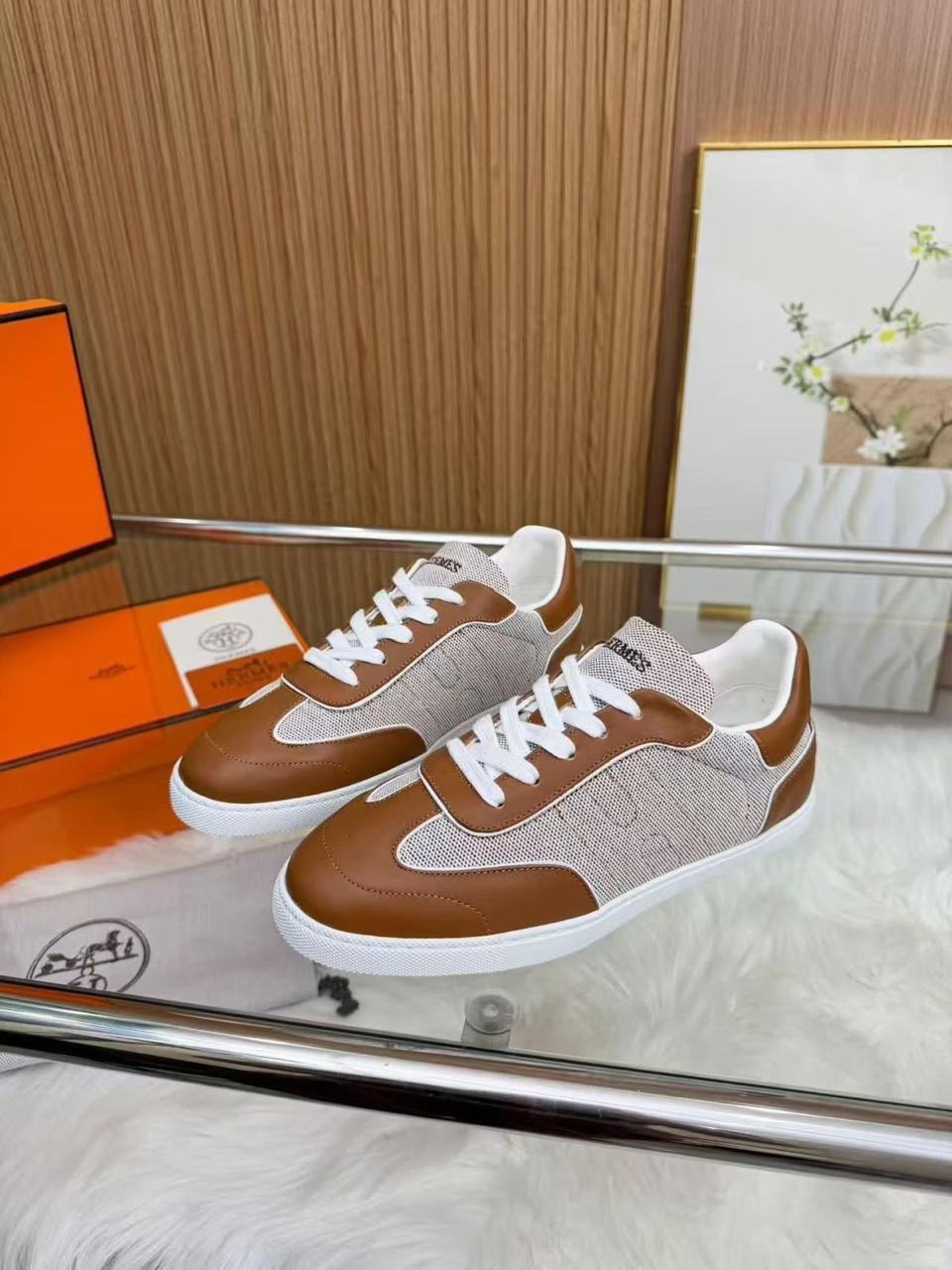 кроссовки hermes,,кроссовки мужские hermes,кожаные кроссовки,летние кроссовки натуральная кожа
