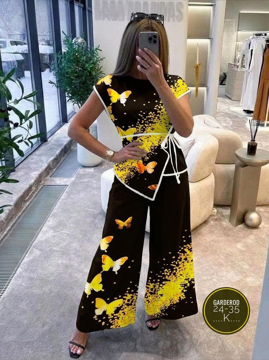 брючный костюм anelli 1536 небо,брючный костюм,модные костюмы,костюм с брюками,летний костюм