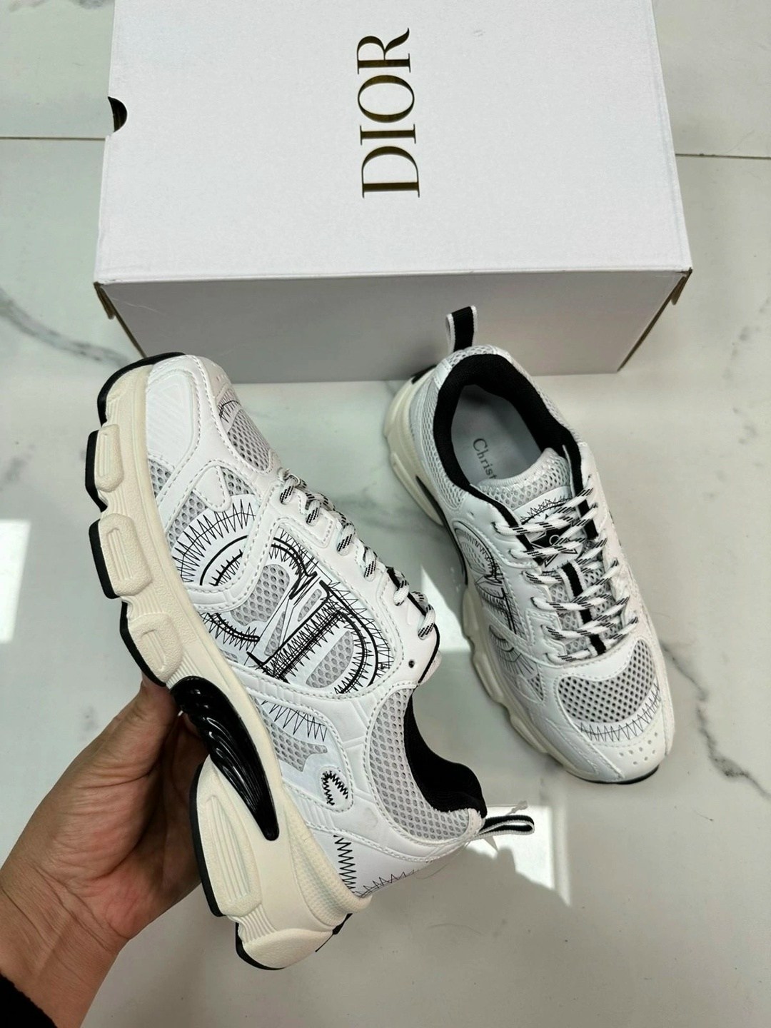 женские кроссовки dior chrono premium white grey,кроссовки christian dior,кроссовки dior,диор кроссовки,женские кроссовки