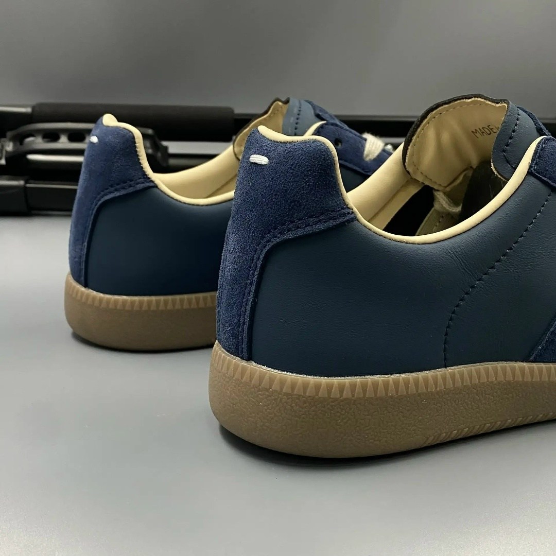 maison margiela replica кроссовки,,maison margiela replica кеды,navy blue maison margiela sneakers,спортивная