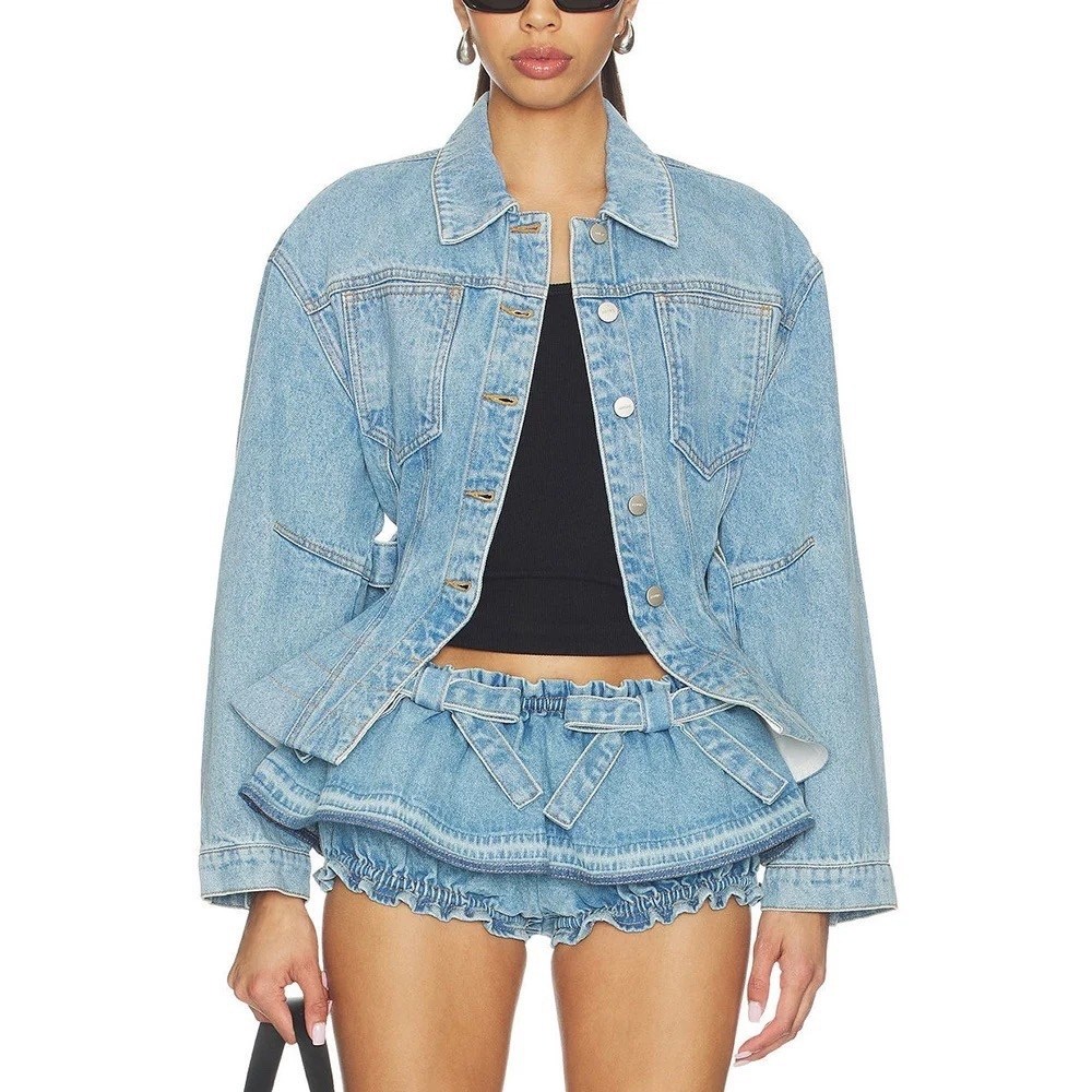 джинсовая куртка александр маккуин,джинсовая куртка,denim jacket,женская джинсовая куртка,куртка с баской