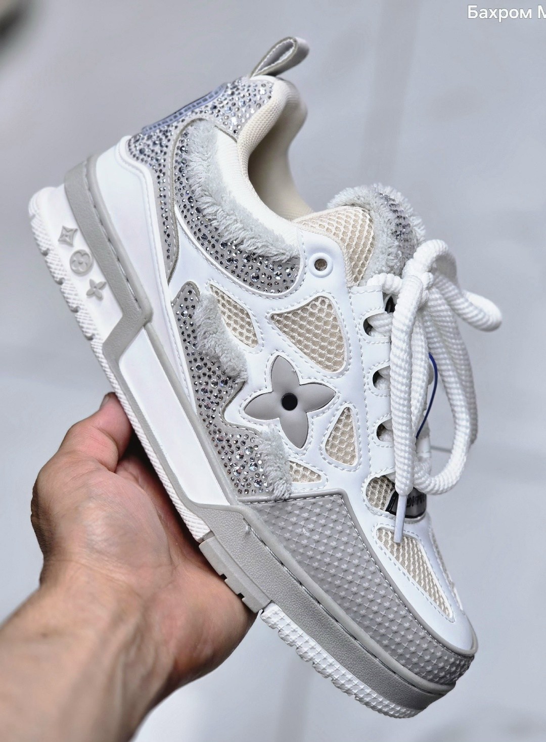 кроссовки louis vuitton skate sneaker oversized flower-black черный,кроссовки louis vuitton skate sneaker overразмерd flower-black,кроссовки louis vuitton skate sneaker 'oversized flower - black',крос