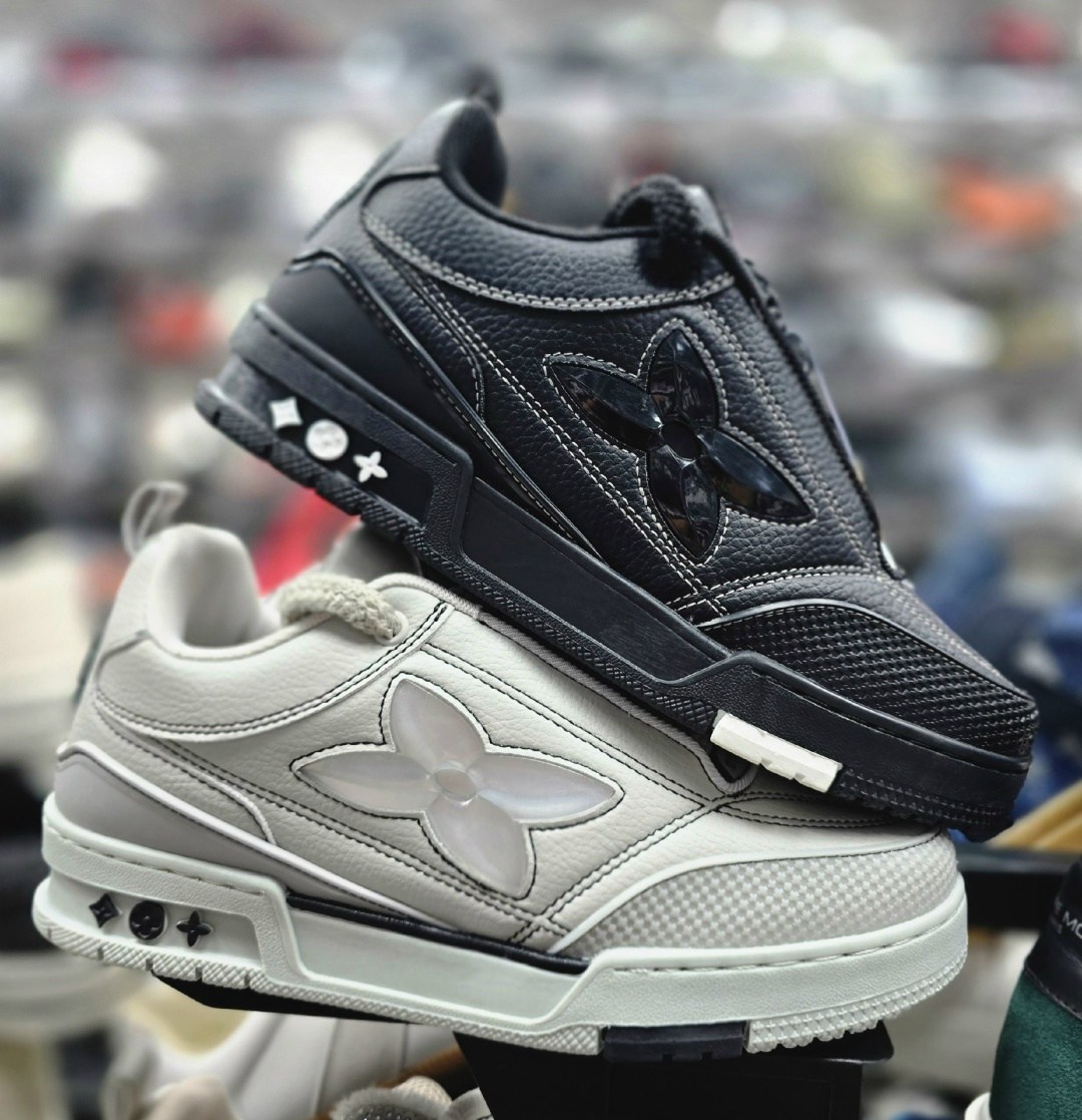 кроссовки louis vuitton,,кроссовки луи виттон,кроссовки louis vuitton skate sneaker oversized flower-black черный,спортивная